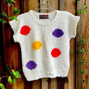 Vintage Dot Sweater